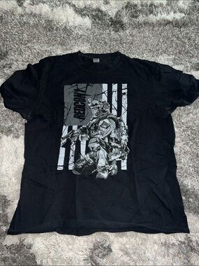 Men’s REDCON1 Large Black Military Tactical Graphic Men’s T‑Shirt